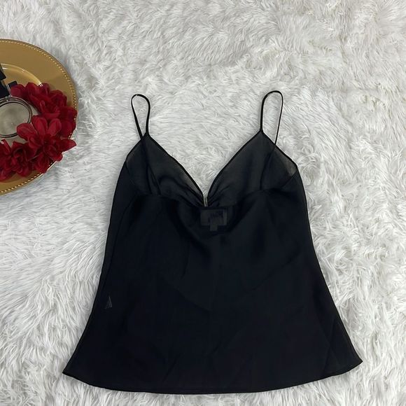 Women’s Milly Black Sheer Classy Camisole Top (8) EK09 - Picture 4 of 11